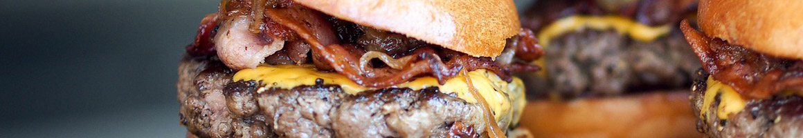 Eating Burger at Hook Burger restaurant in Oxnard, CA.